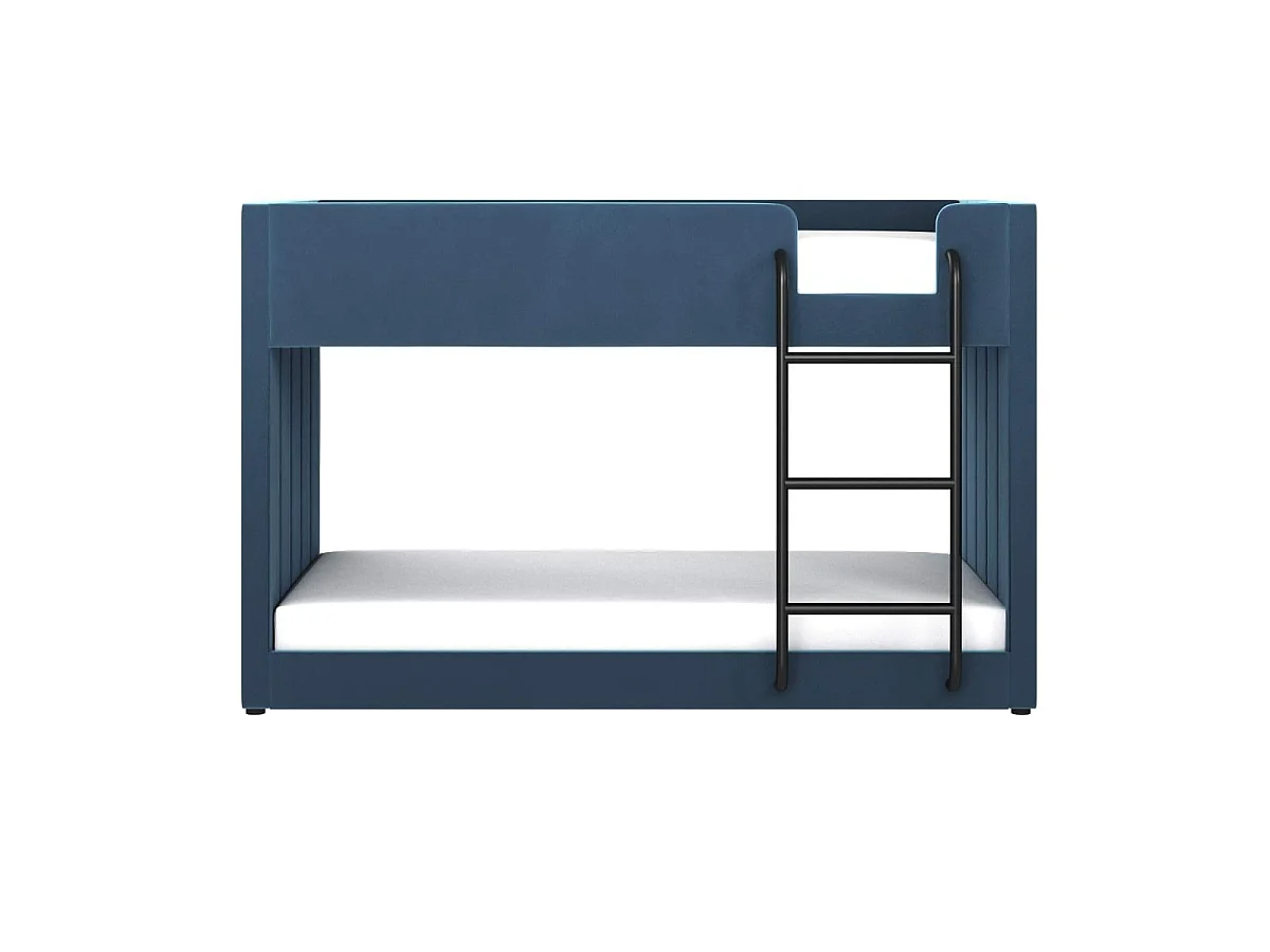 Flair Eden Navy Velvet Bunk Bed