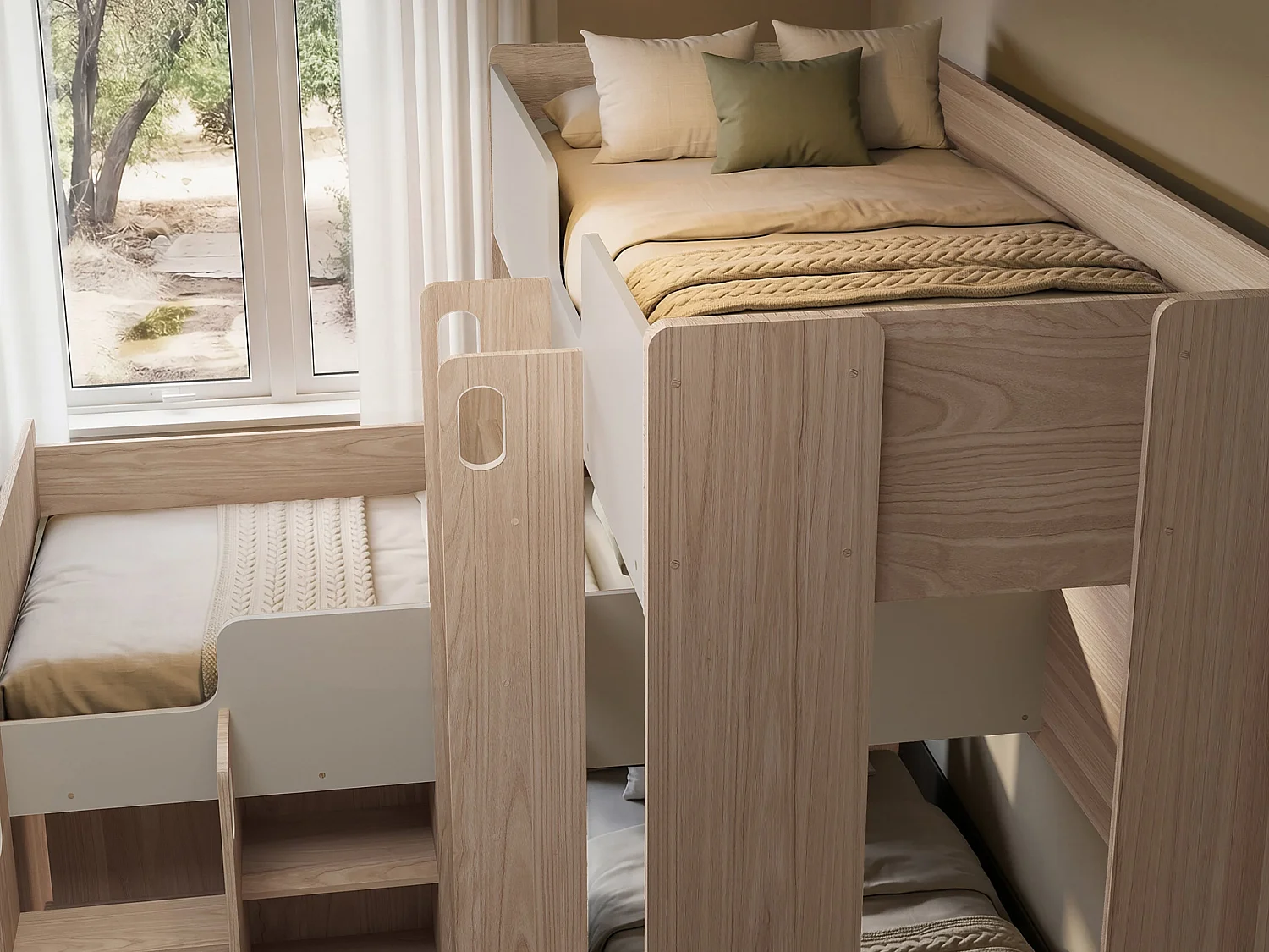 Flair Bode Triple Sleeper White & Oak