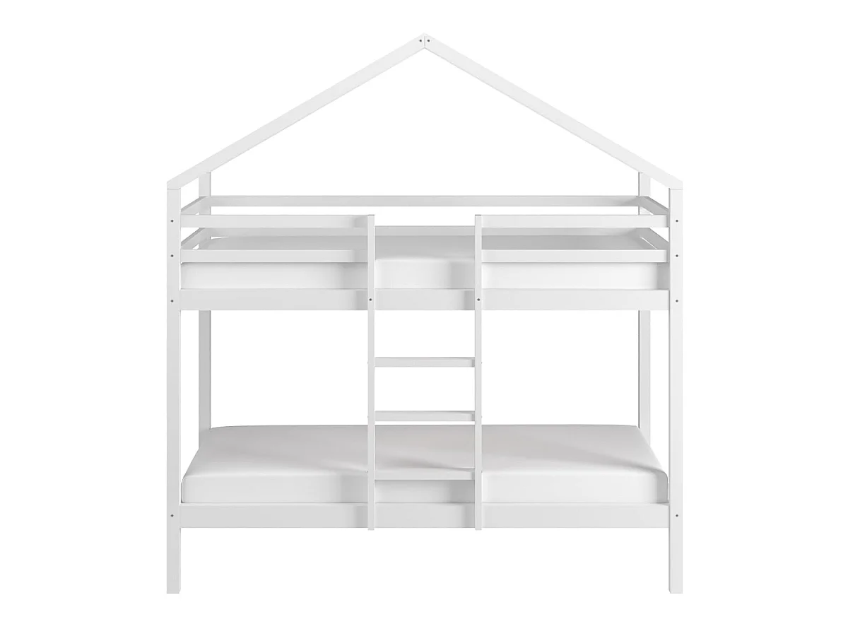 Flair Nest House Bunk Bed White