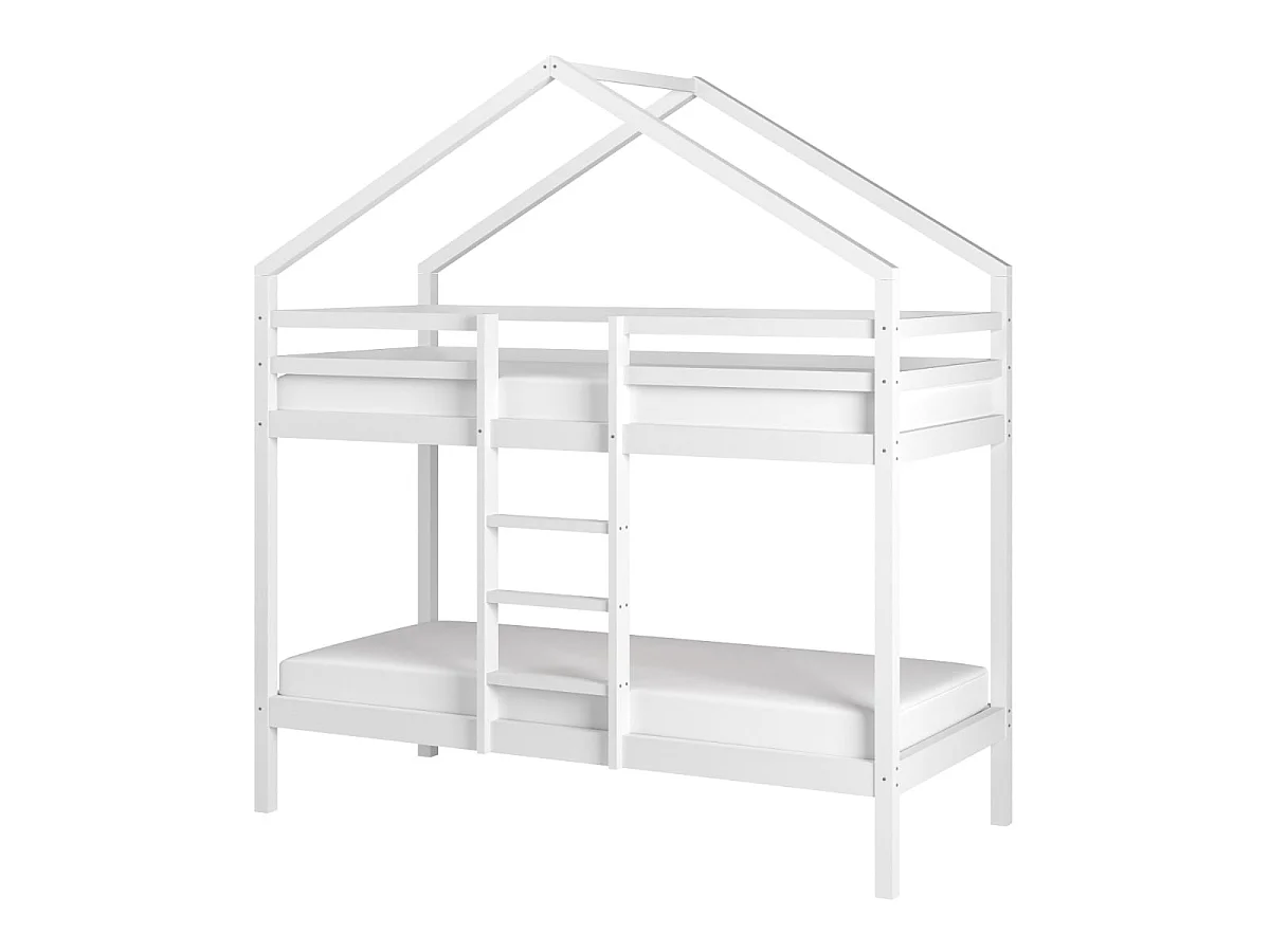 Flair Nest House Bunk Bed White