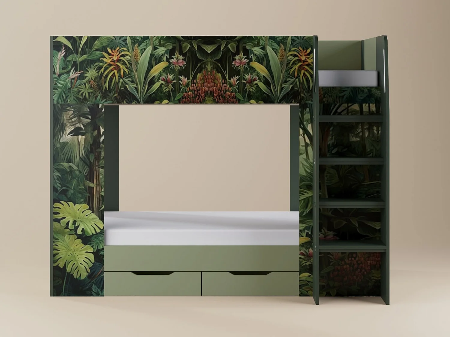 Flair Lorith Jungle Bunk Bed with Drawers