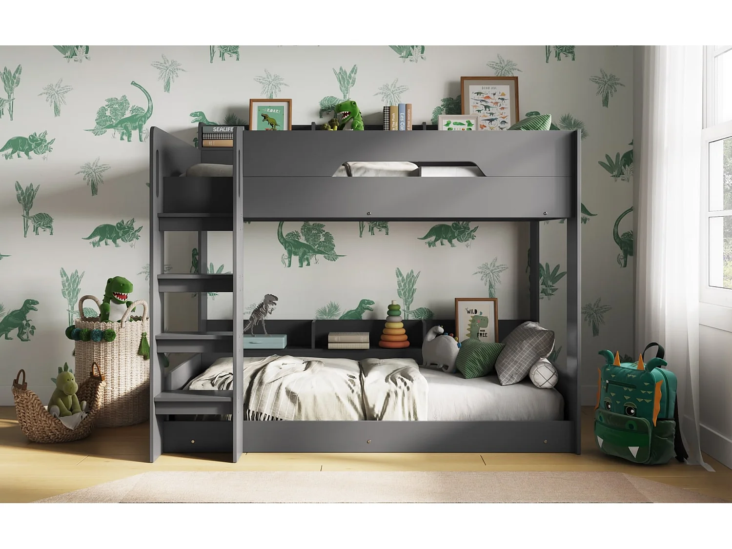 Flair Gravity Bunk Bed Grey