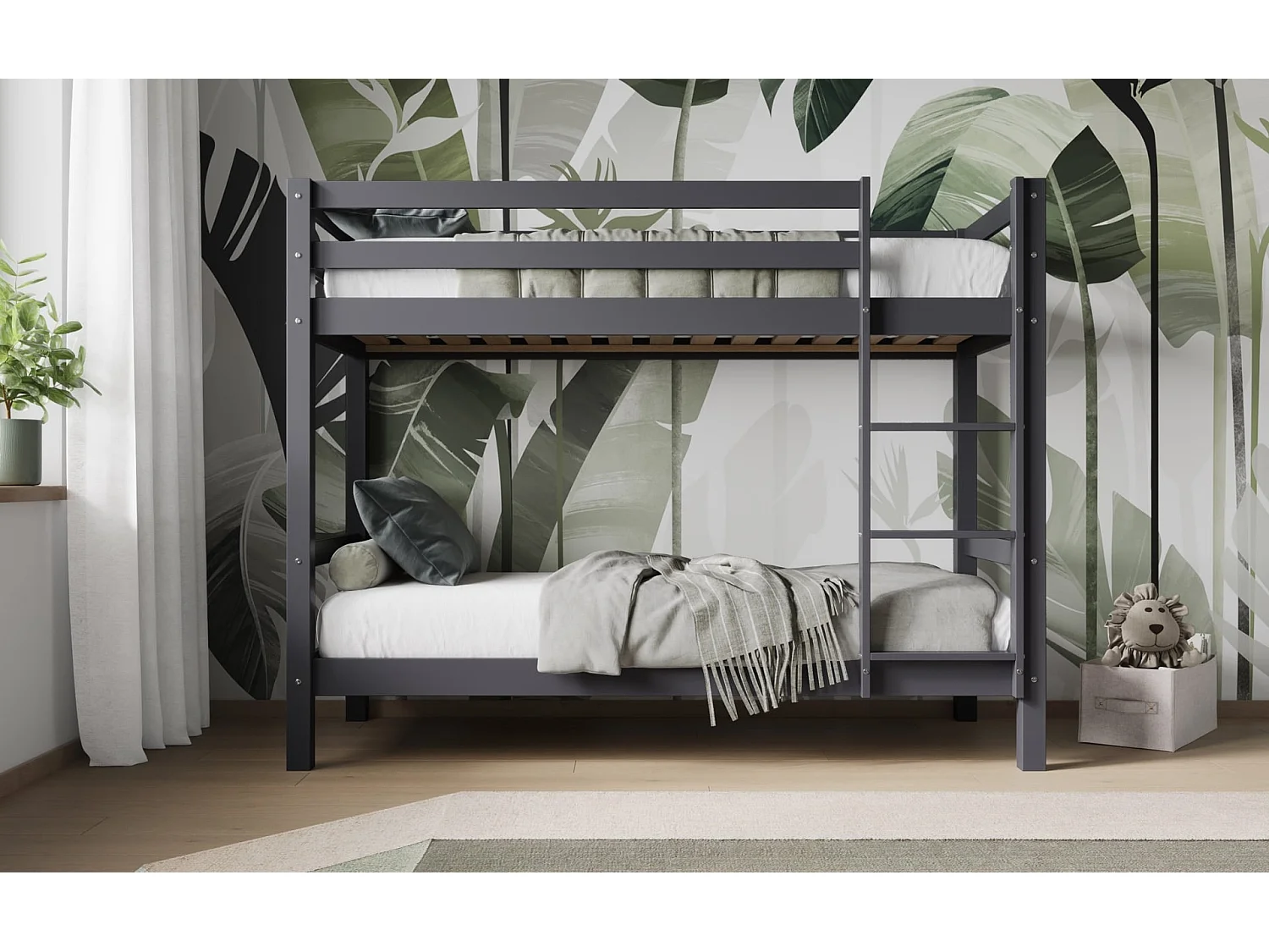 Flair Callisto Shorty Bunk Bed Grey