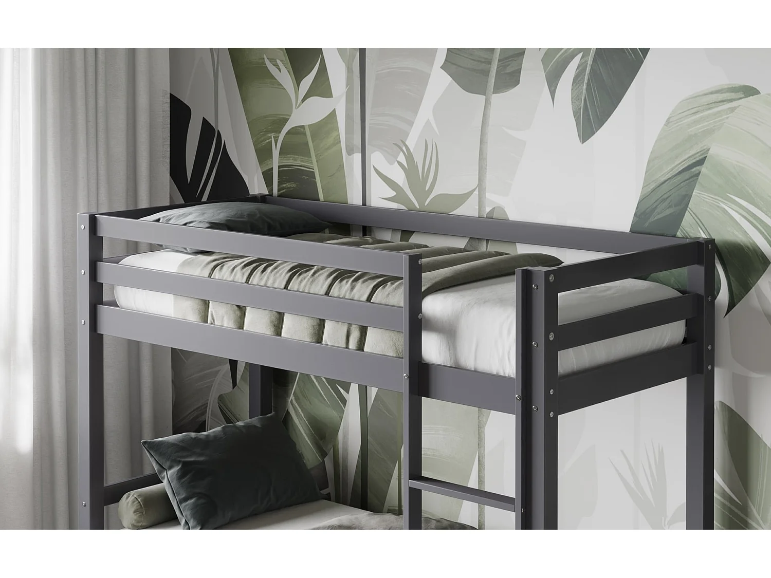 Flair Callisto Shorty Bunk Bed Grey
