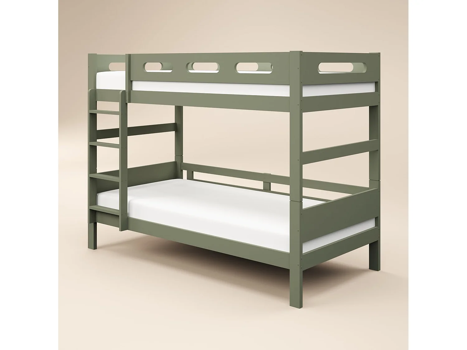 Flair Elijah Detachable Wooden Bunk Bed Green