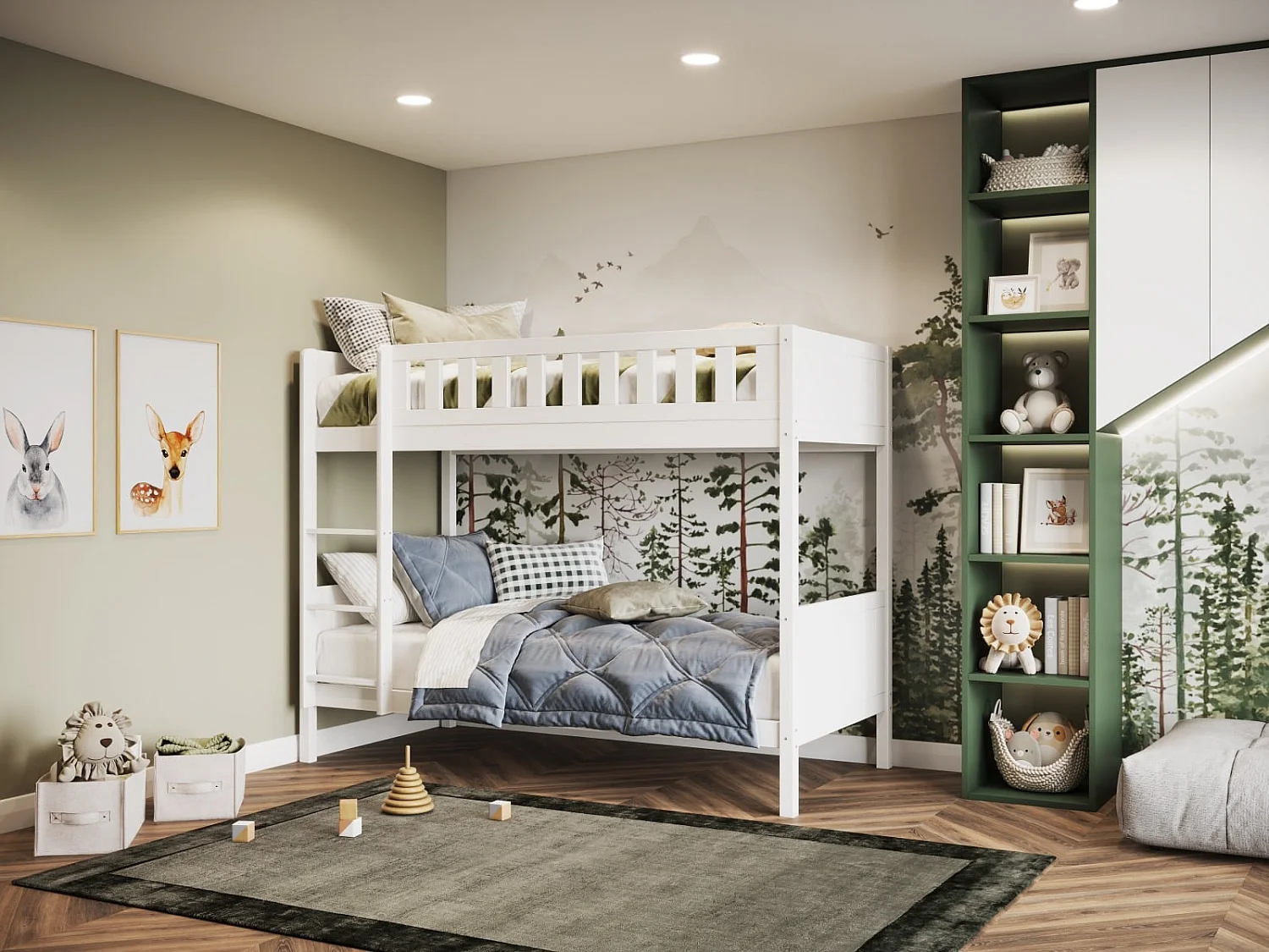 Flair Bea Bunk Bed White