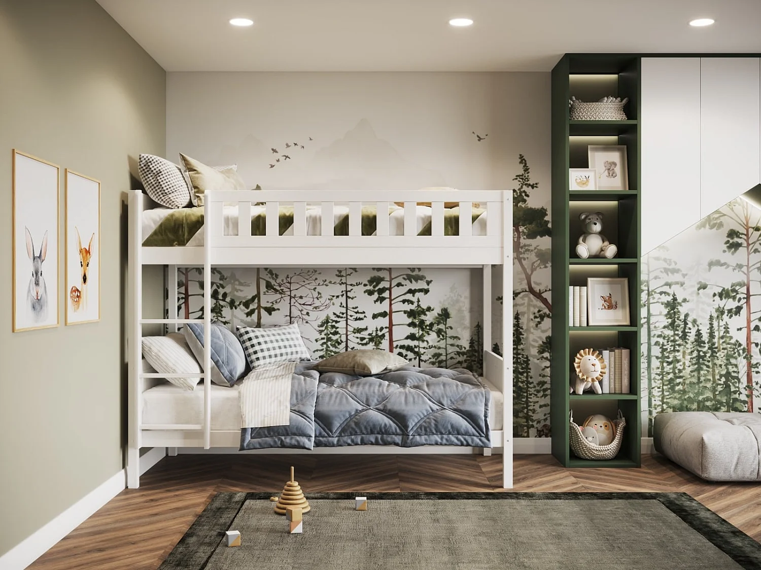 Flair Bea Bunk Bed White
