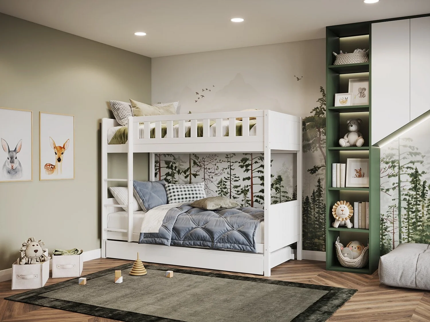 Flair Bea Bunk Bed White