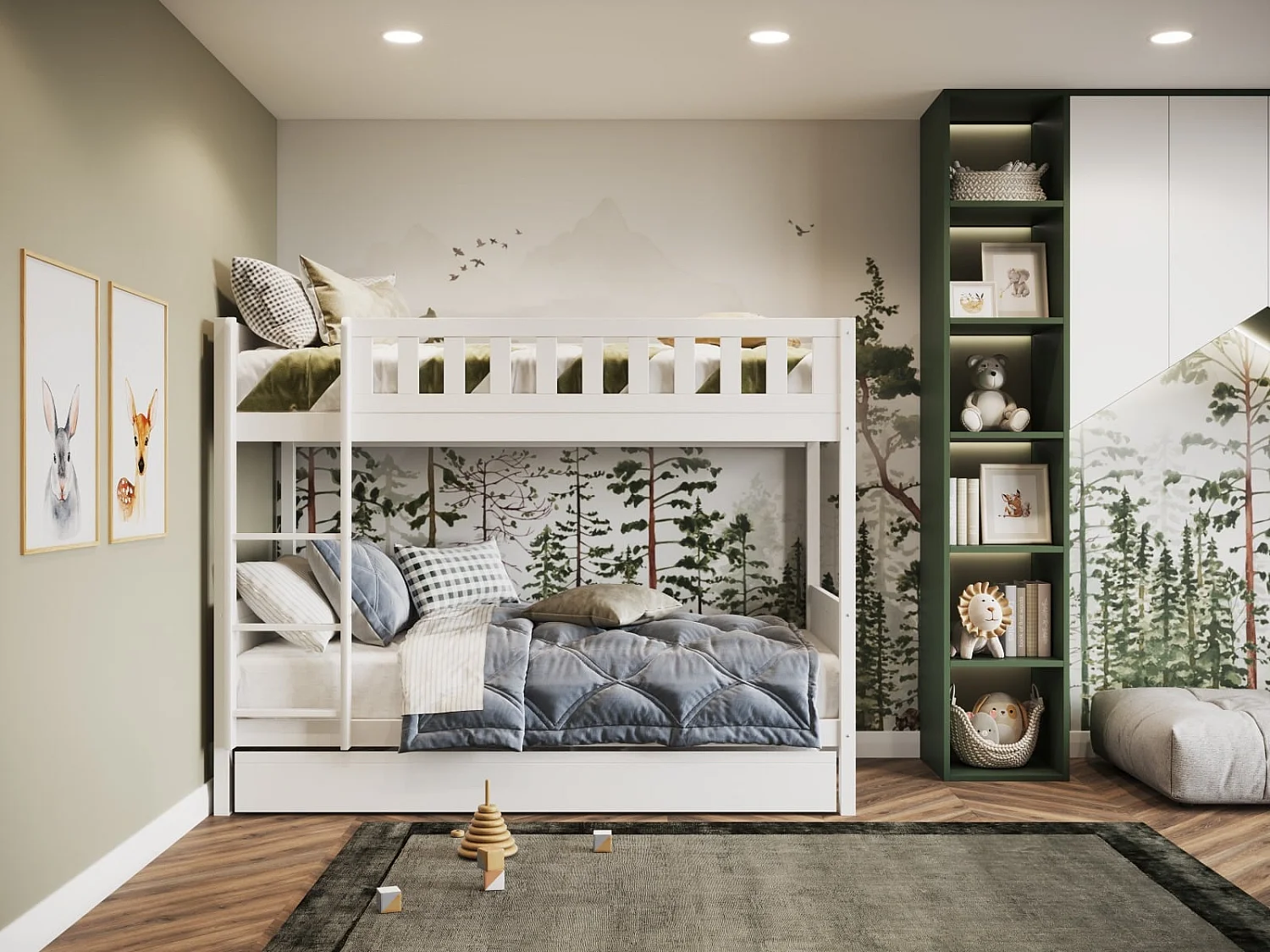 Flair Bea Bunk Bed White