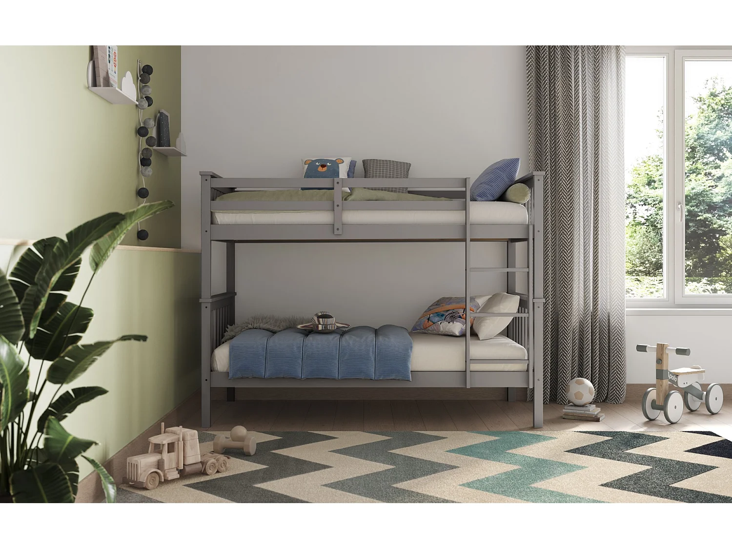 Flair Koop Bunk Bed Grey