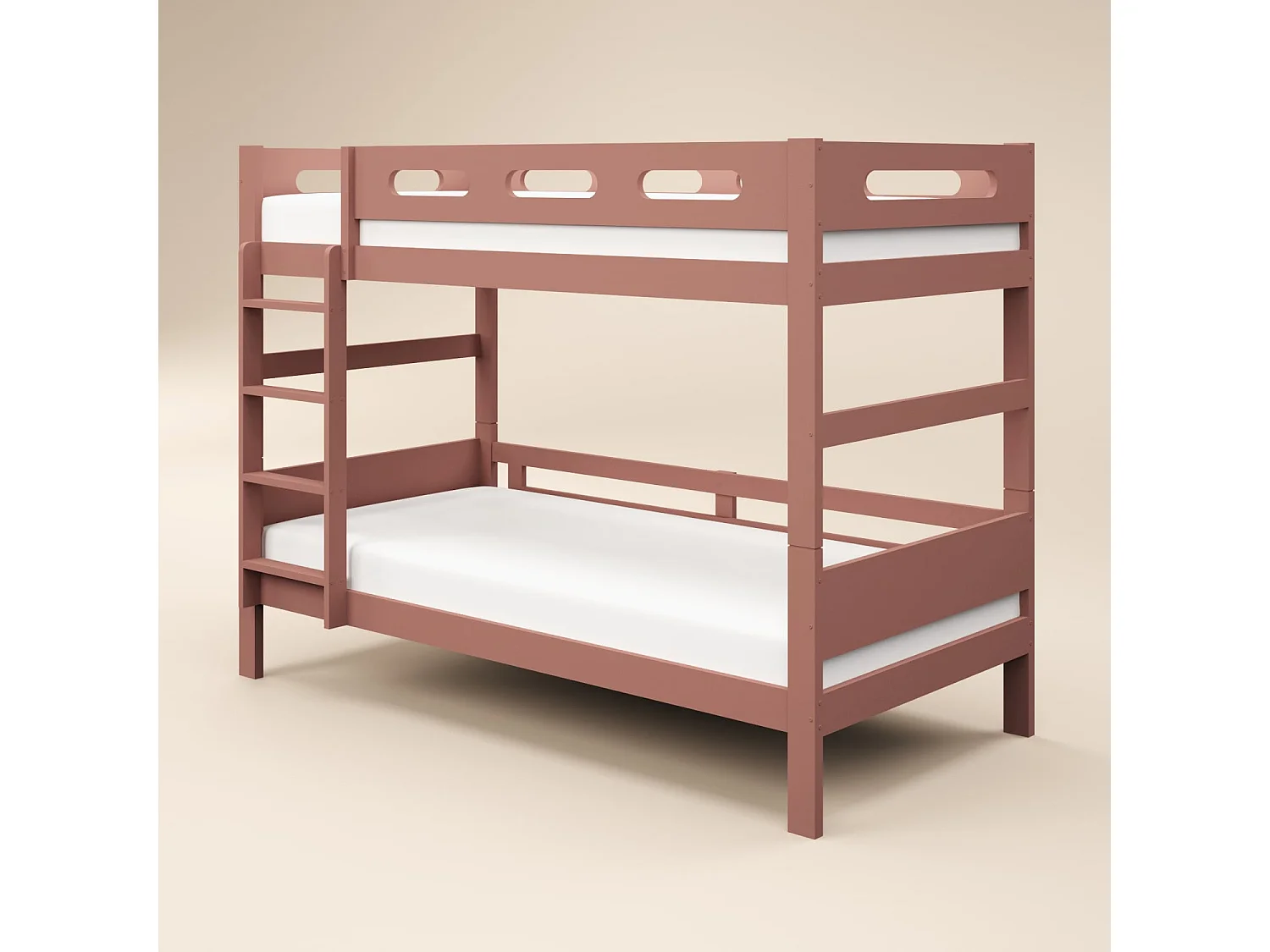 Flair Elijah Detachable Wooden Bunk Bed Pink