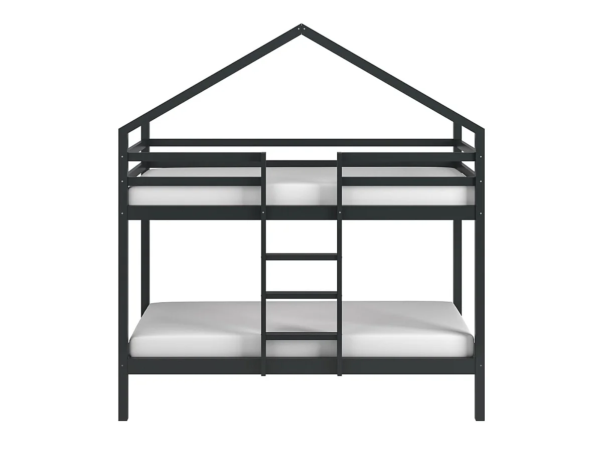 Flair Nest House Bunk Bed Grey