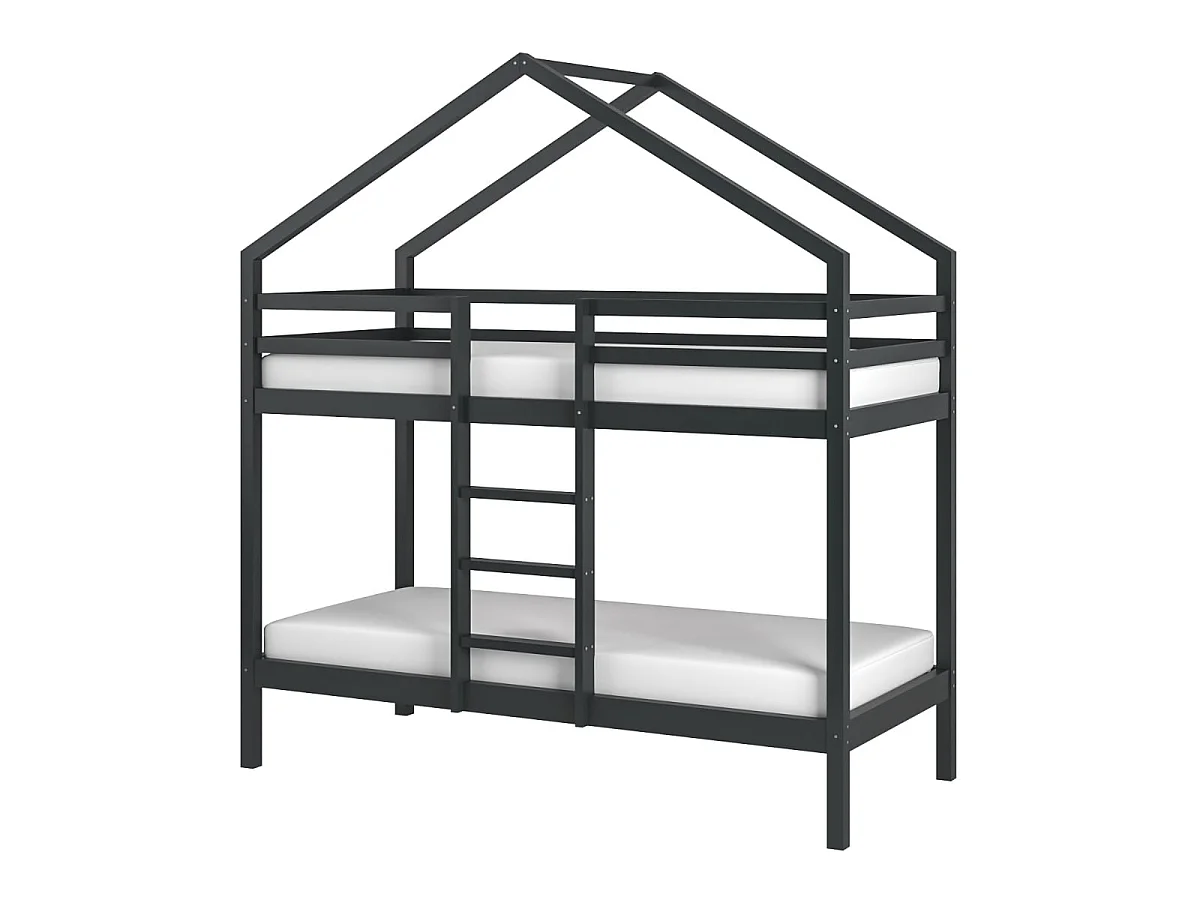 Flair Nest House Bunk Bed Grey
