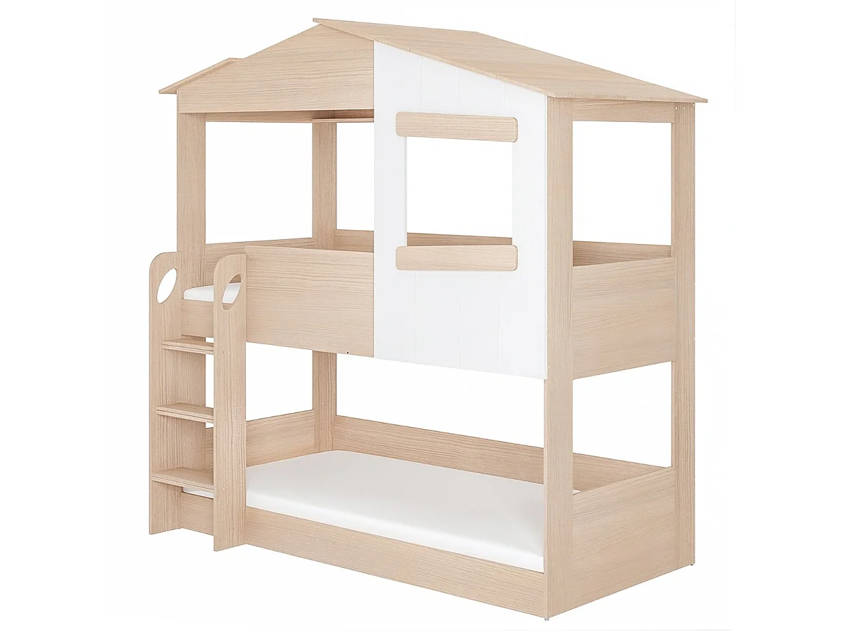 Flair Dreamland House Bunk Bed Oak