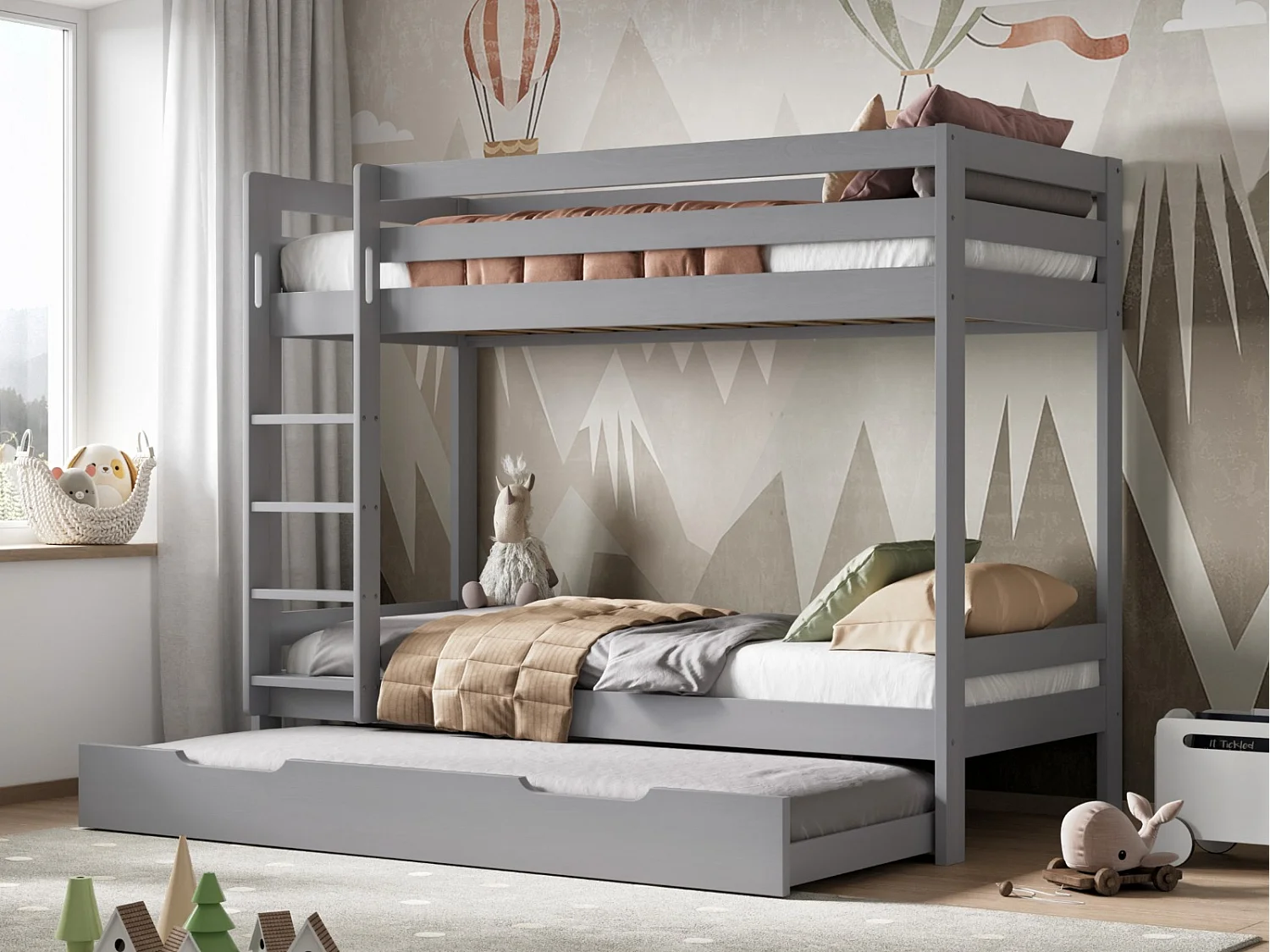 Noomi Nora Bunk Bed Grey