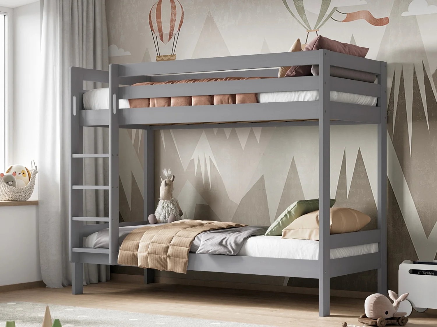 Noomi Nora Bunk Bed Grey