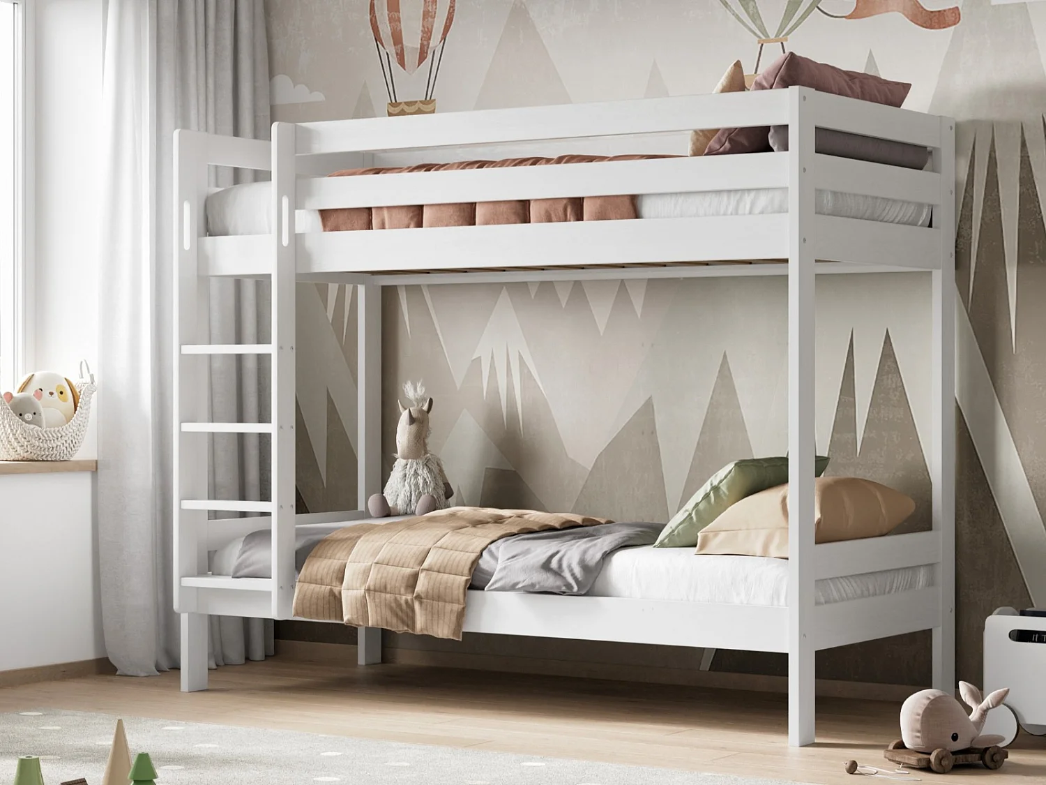Noomi Nora Bunk Bed White