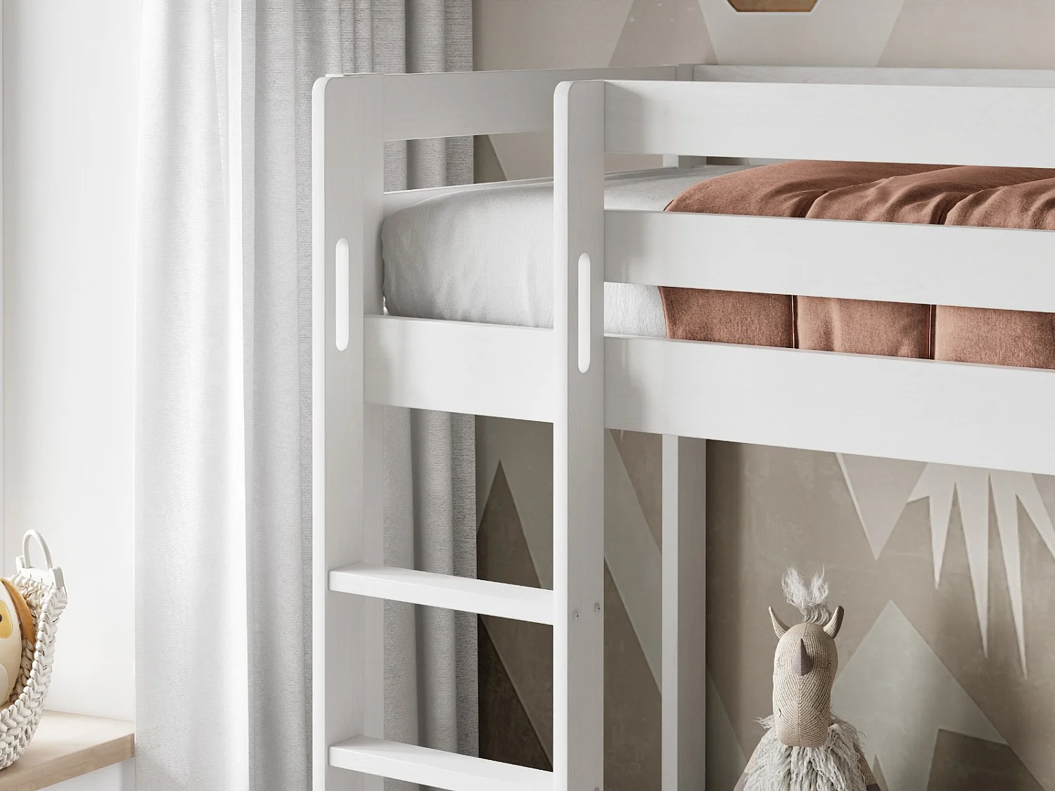 Noomi Nora Bunk Bed White