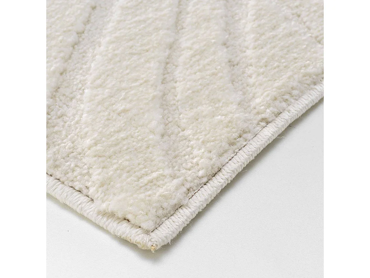 Tapis Shaggy Relief "Ankara" 160x230cm Beige