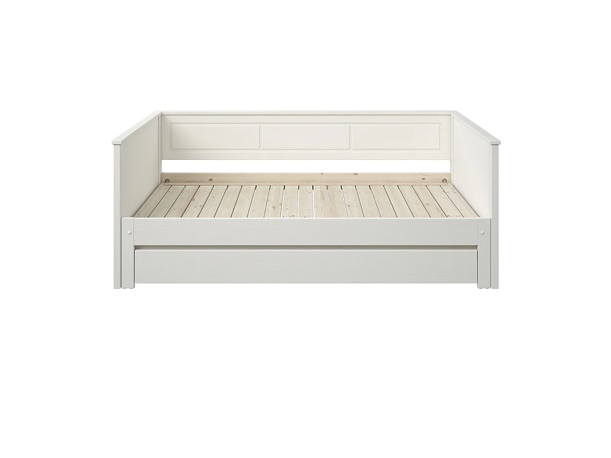 Noomi Erika Solid Wood Guest Bed White