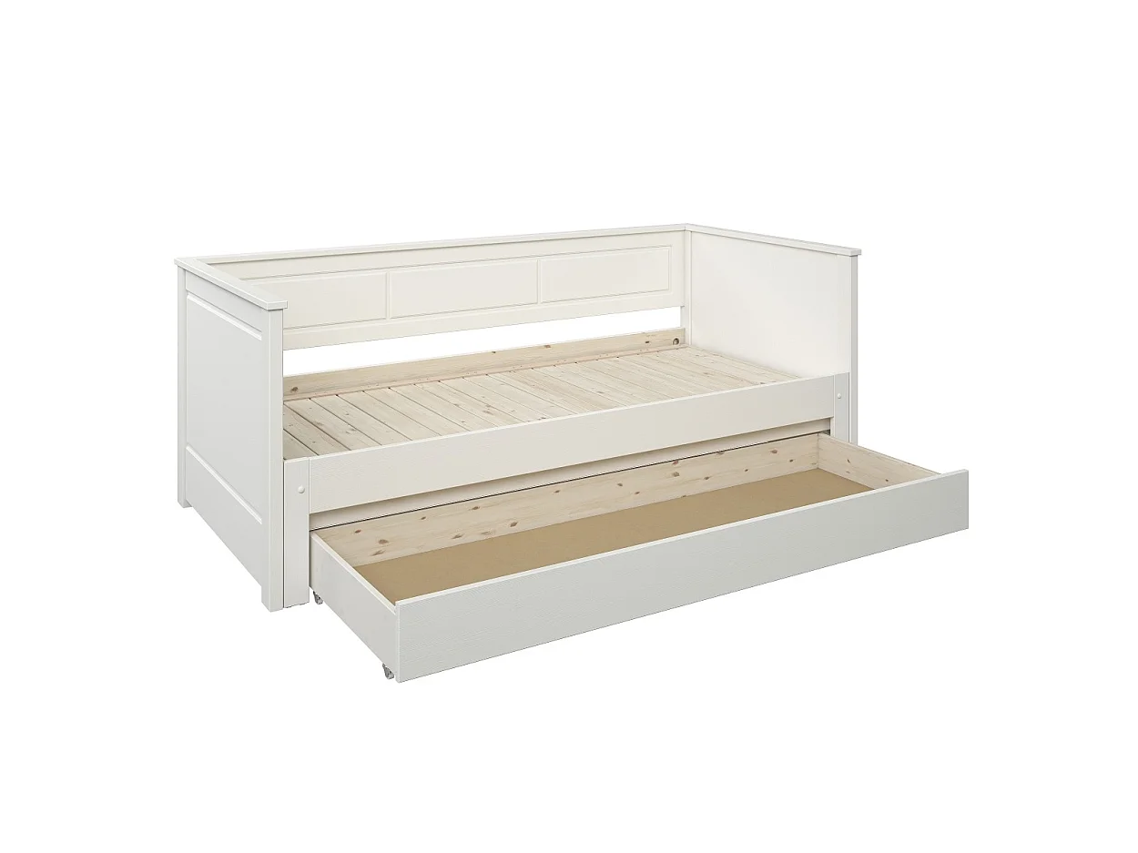 Noomi Erika Solid Wood Guest Bed White