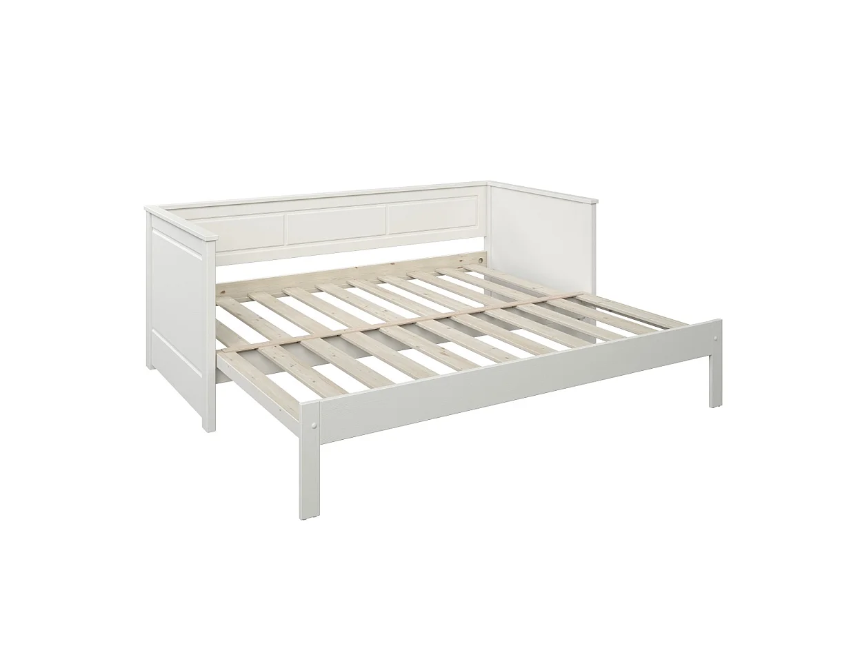 Noomi Erika Solid Wood Guest Bed White