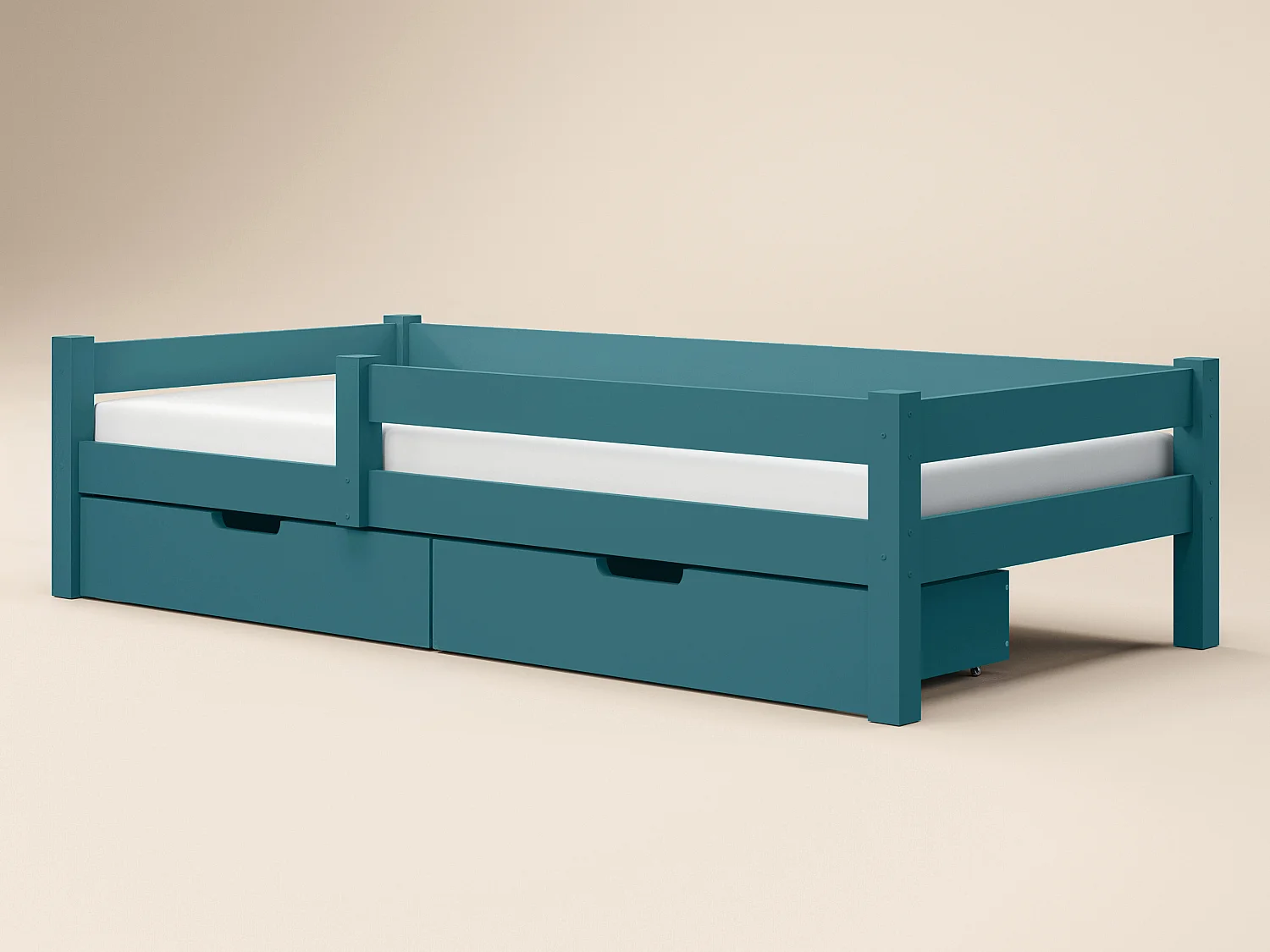 Flair Milo Single Bed with Storage Navy