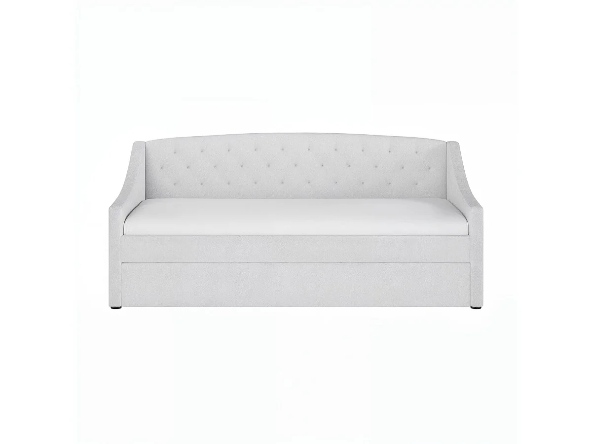 Flair Aurora Cream Boucle Daybed with Trundle