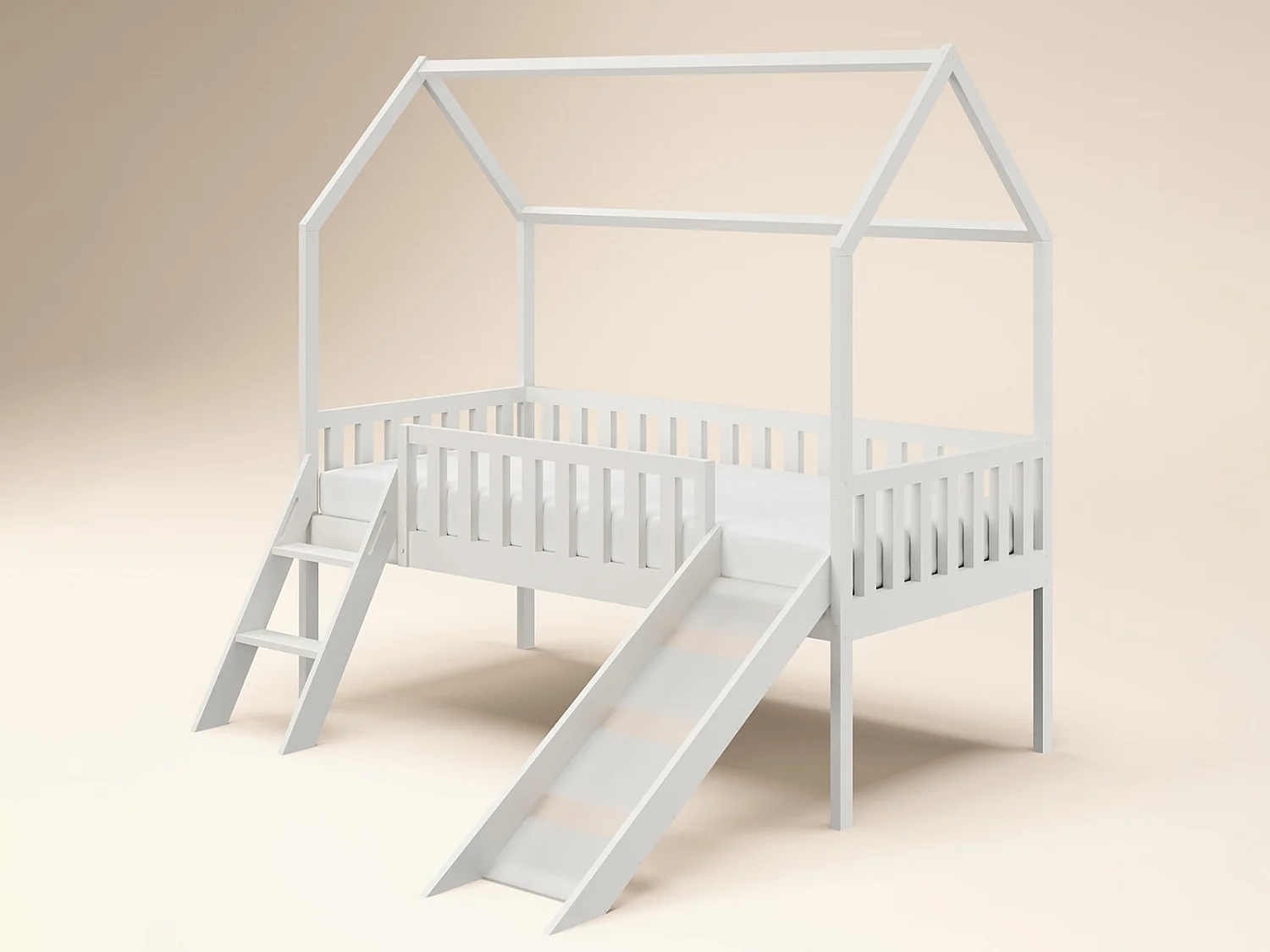 Flair Explorer Slide Midsleeper with Rails White