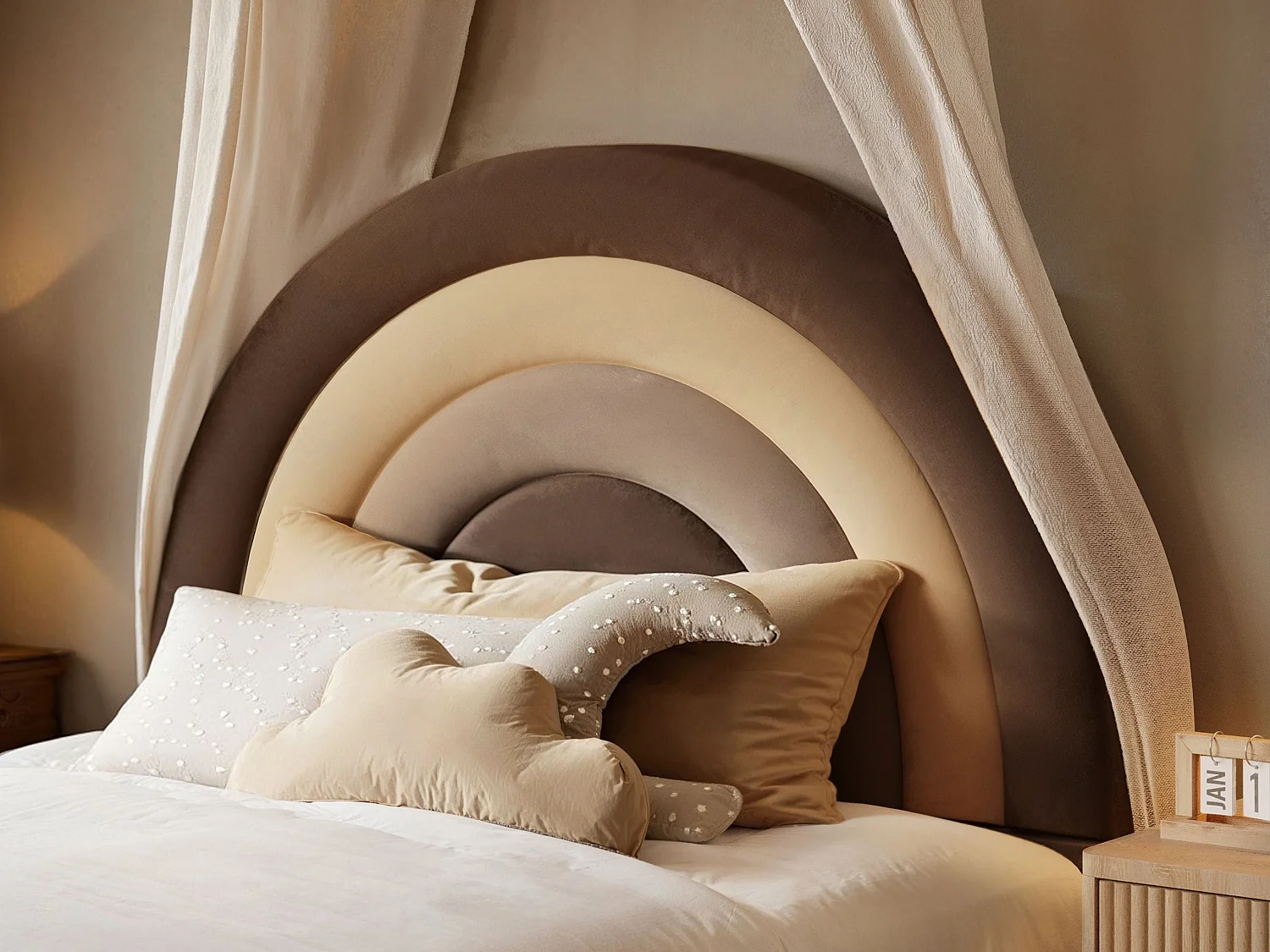Flair Ava Single Ottoman Bed Brown Velvet
