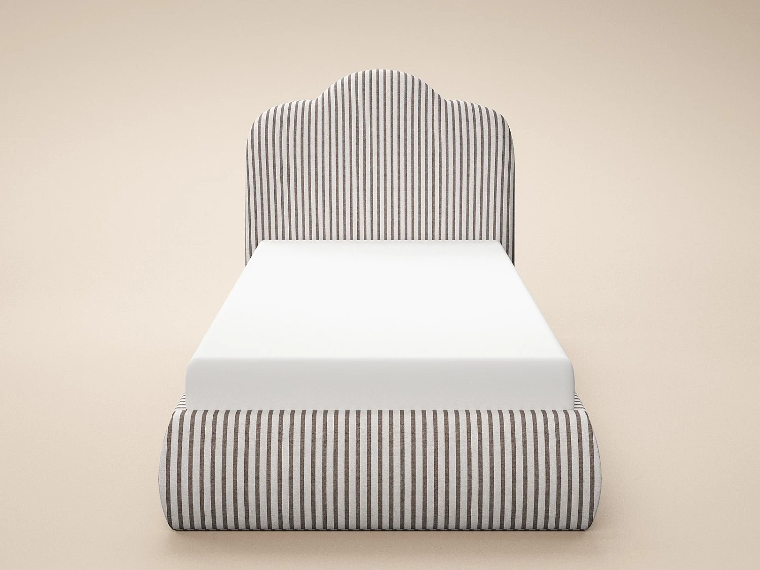 SOLACE+CO Skylynn Cloud Ottoman Single Bed Brown