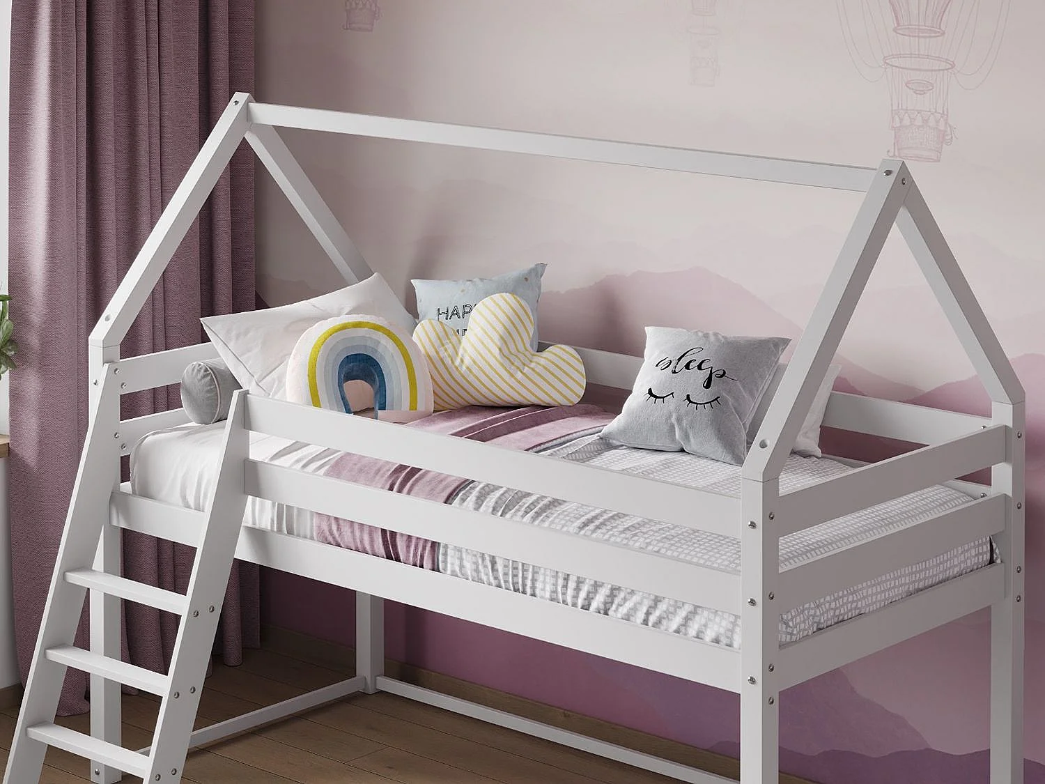 Flair Ellie House Midsleeper White