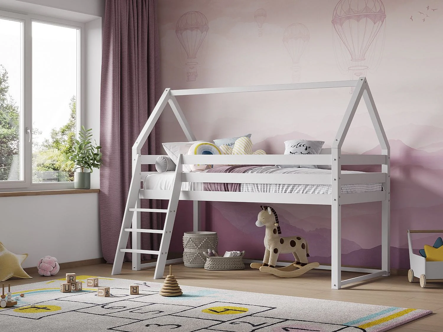 Flair Ellie House Midsleeper White
