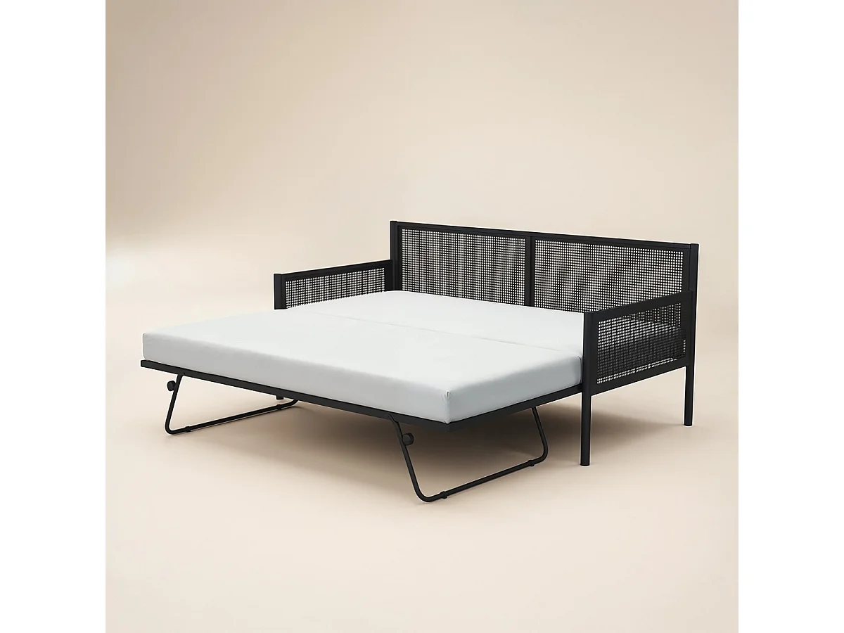 Flair Clay Metal Daybed with Trundle