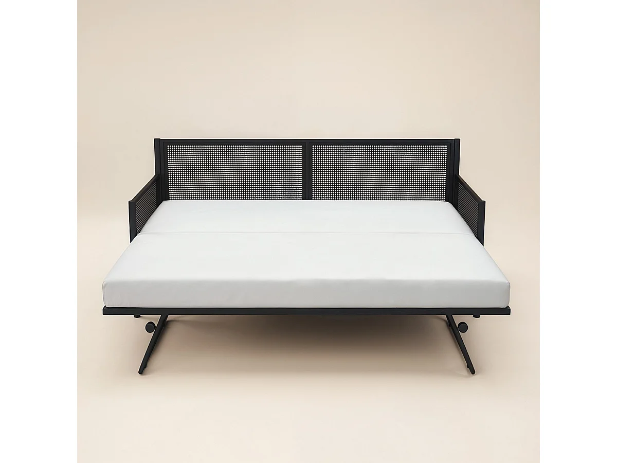 Flair Clay Metal Daybed with Trundle