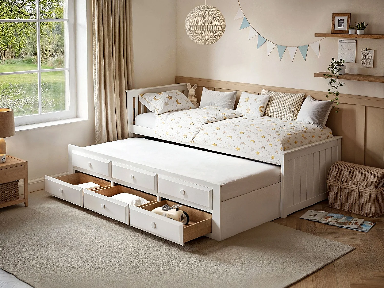 Flair Montana Captains Guest Bed White