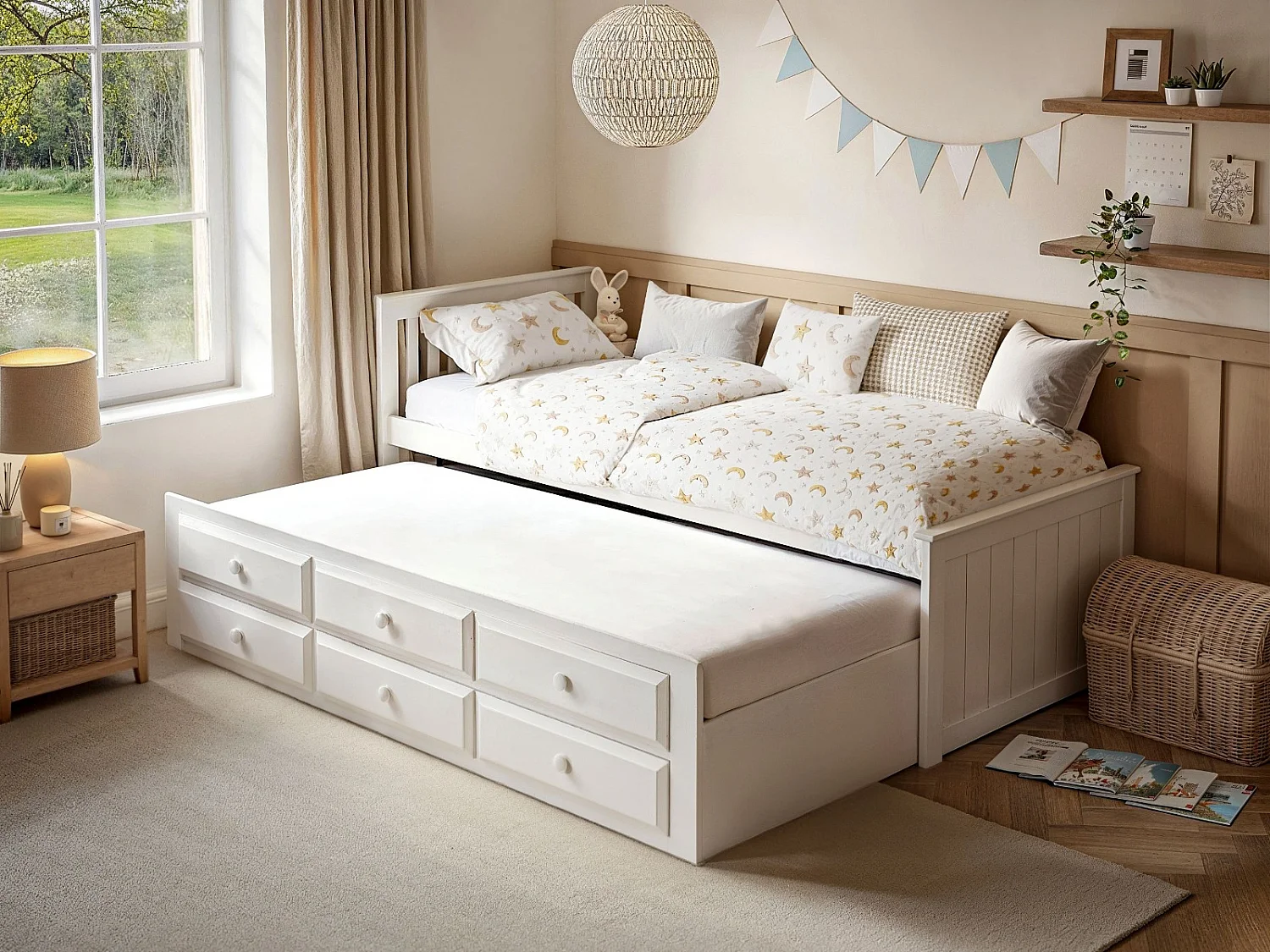 Flair Montana Captains Guest Bed White