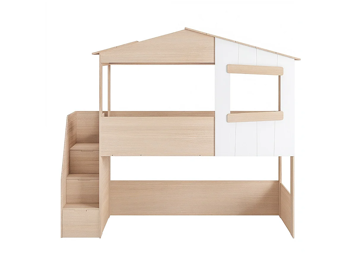 Flair Dreamland House Staircase Midsleeper Oak