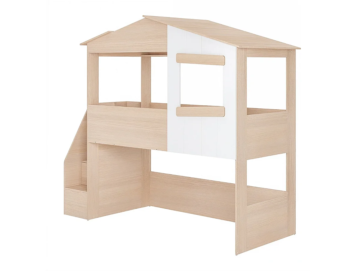 Flair Dreamland House Staircase Midsleeper Oak