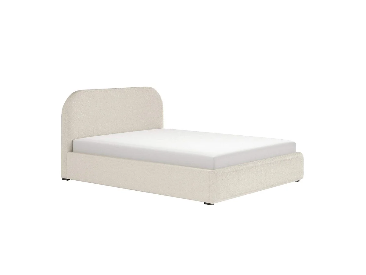Flair Alba Ottoman Bed Cream Boucle Kingsize