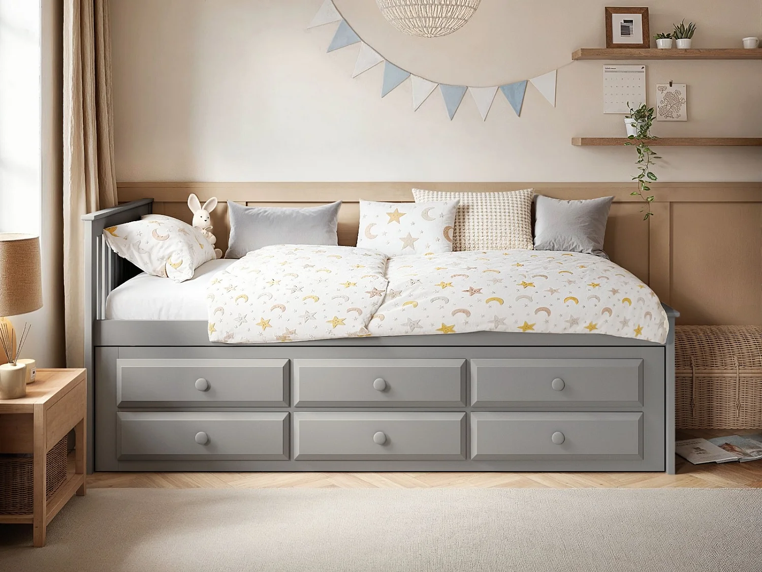 Flair Montana Captains Guest Bed Grey