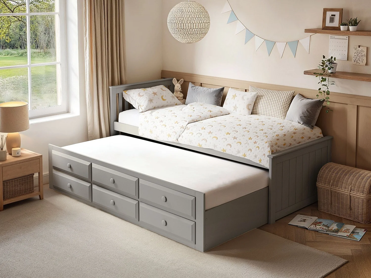 Flair Montana Captains Guest Bed Grey
