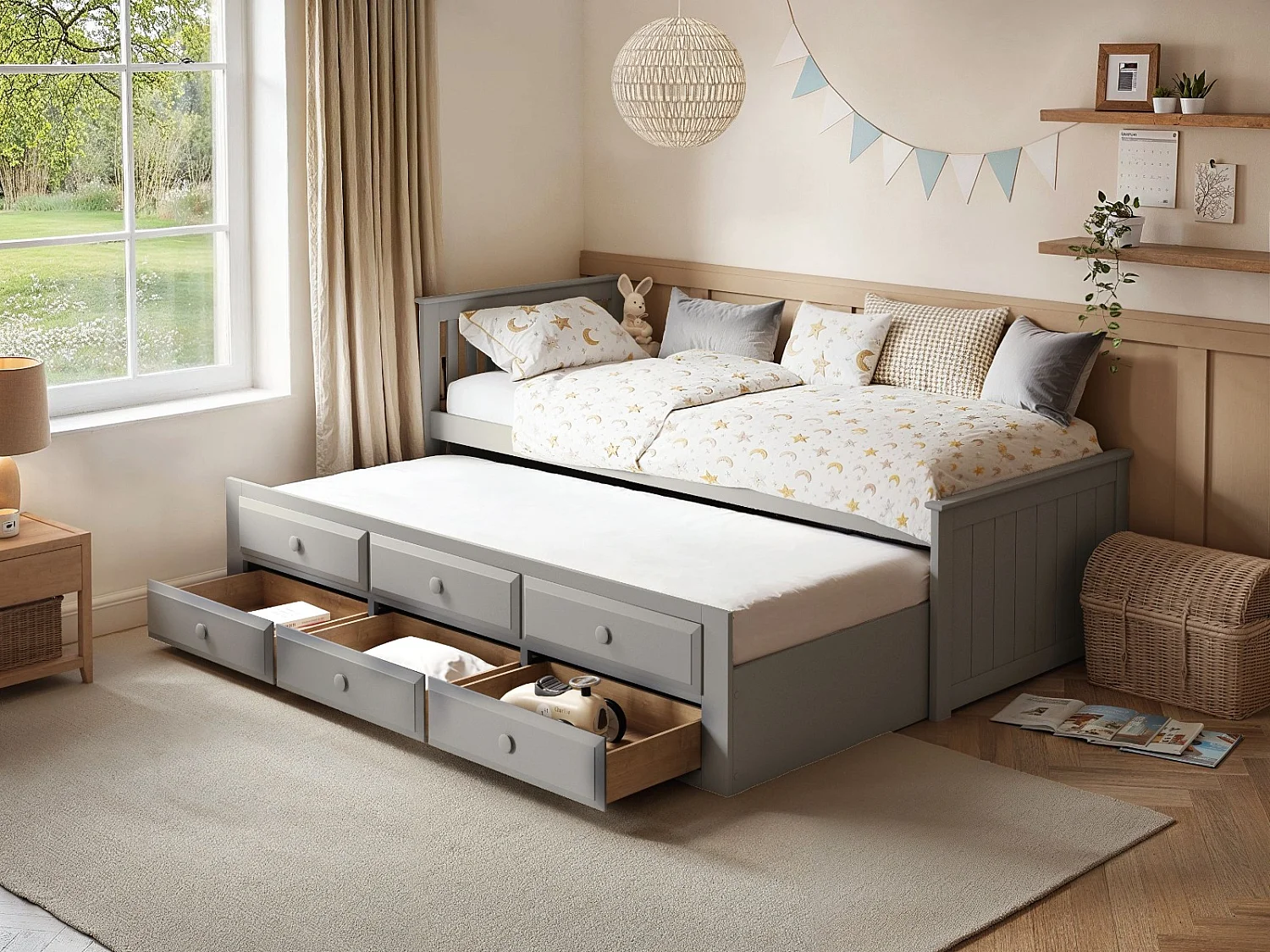 Flair Montana Captains Guest Bed Grey