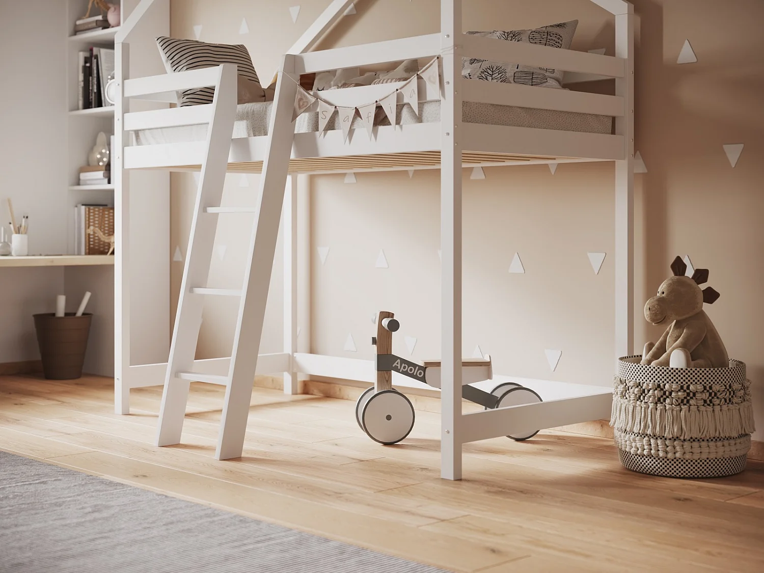 Flair Nook House Midsleeper White