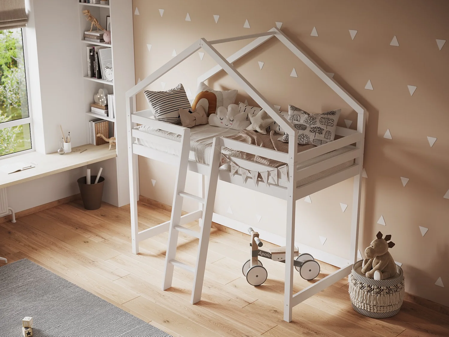 Flair Nook House Midsleeper White