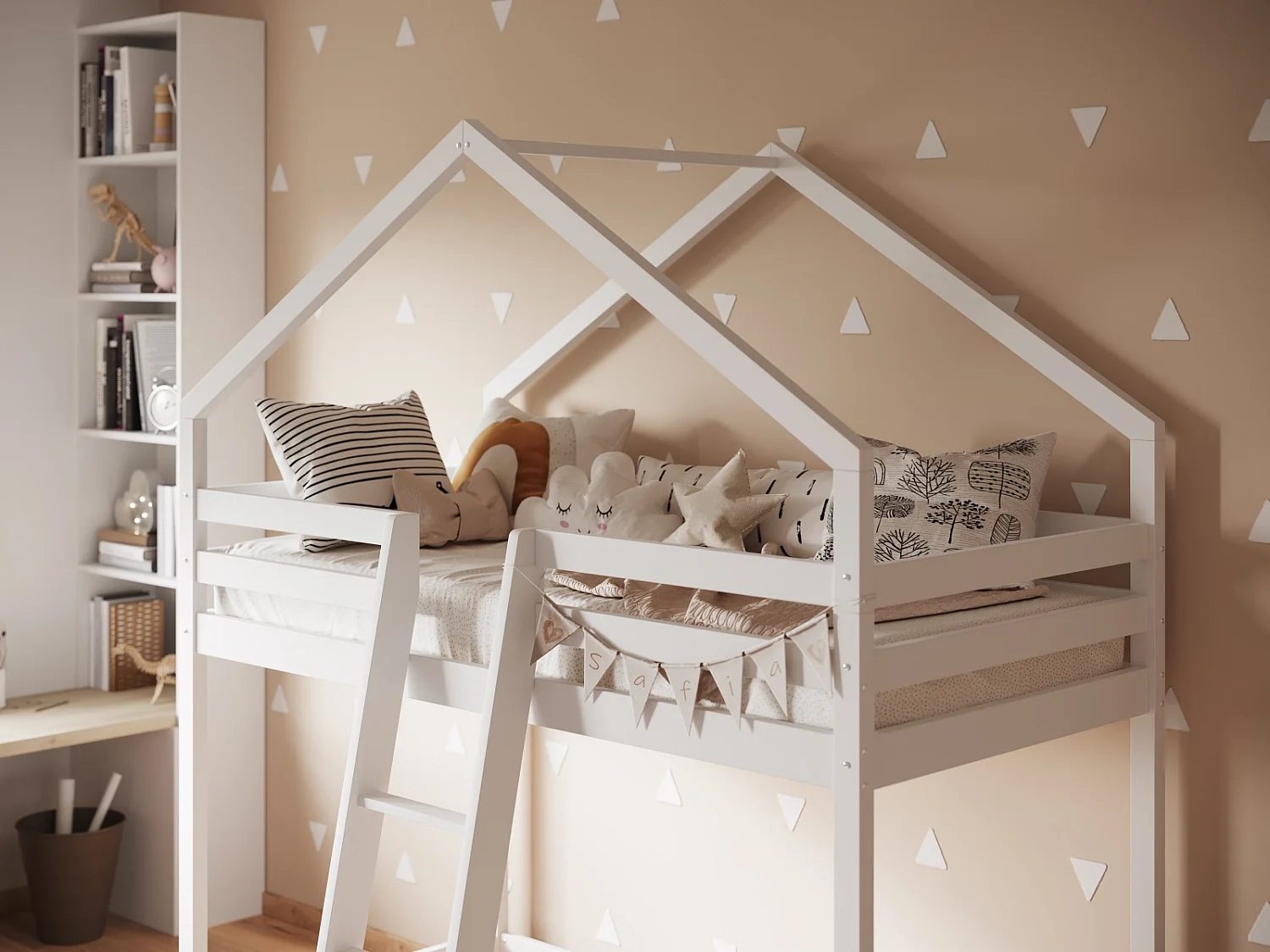 Flair Nook House Midsleeper White