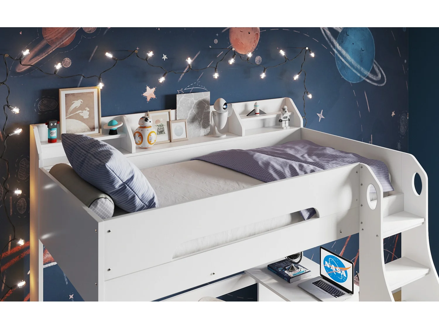 Flair Cosmic High Sleeper White