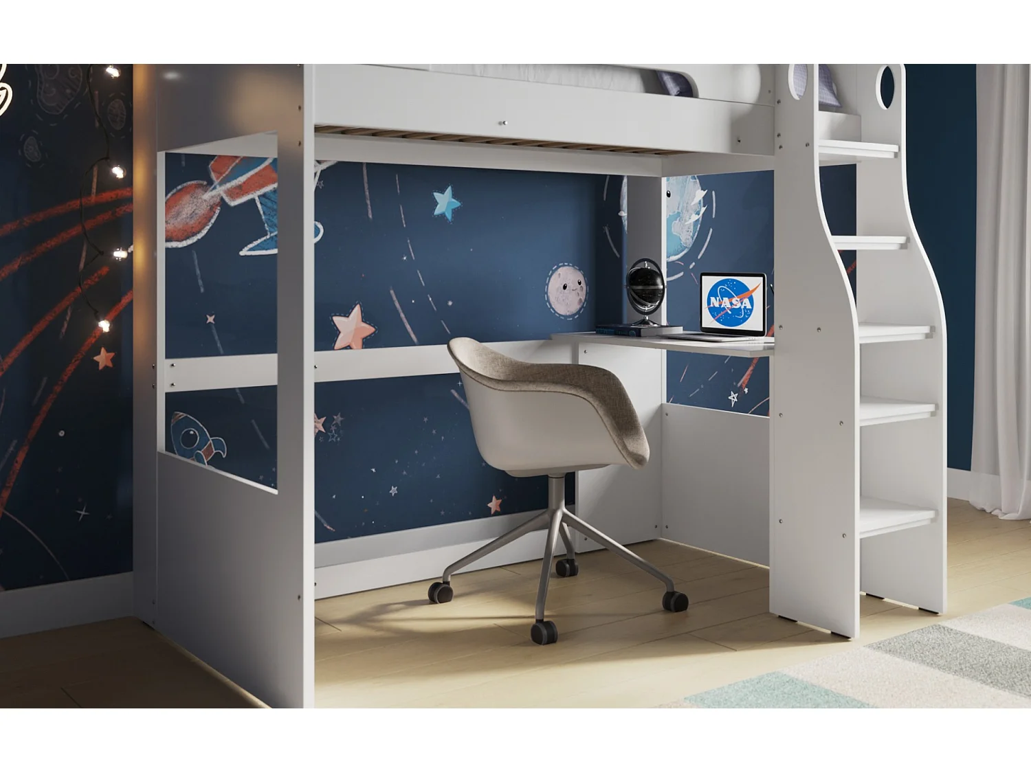 Flair Cosmic High Sleeper White
