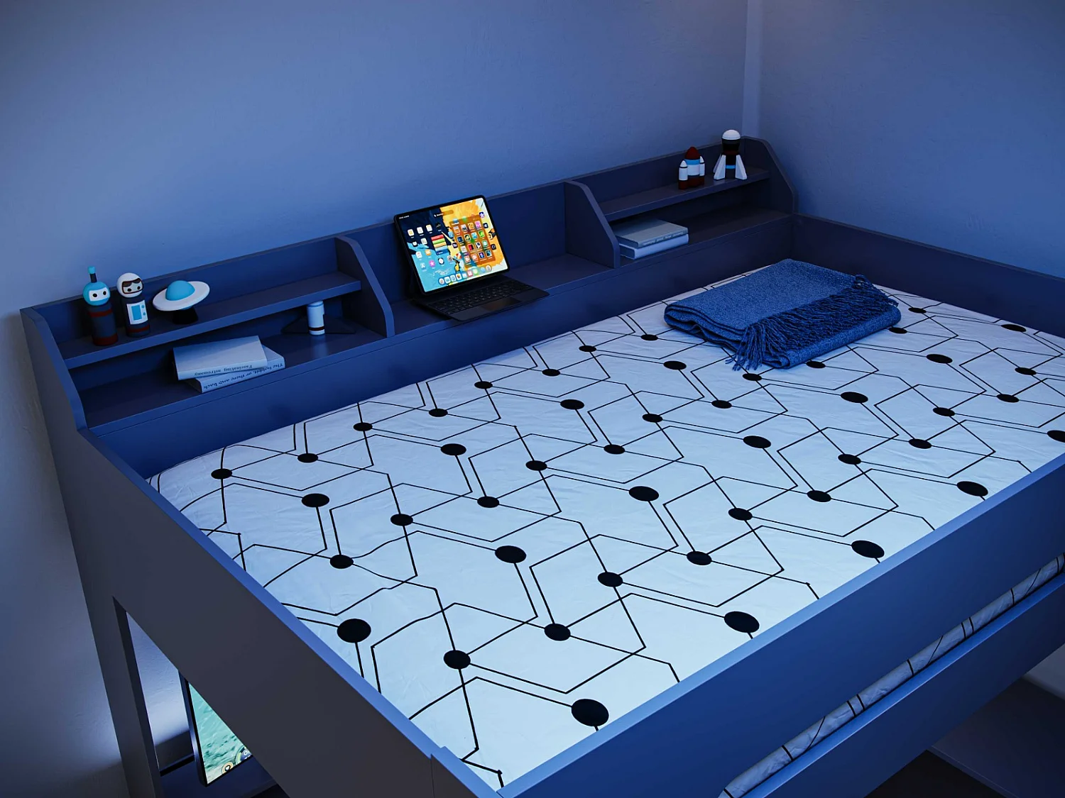 Flair Skyhigh Gaming High Sleeper Anthracite Small Double