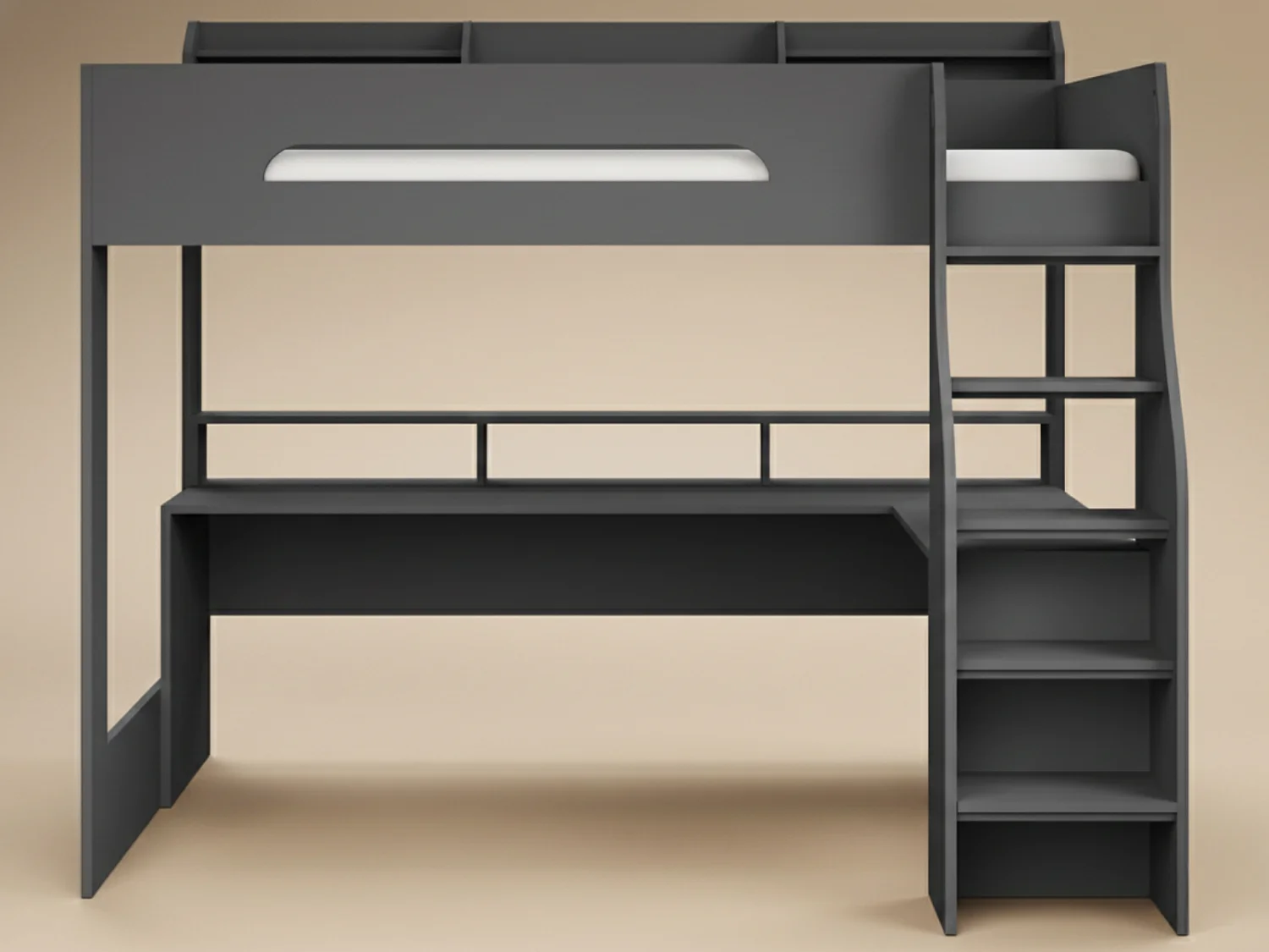 Flair Skyhigh Gaming High Sleeper Anthracite Small Double